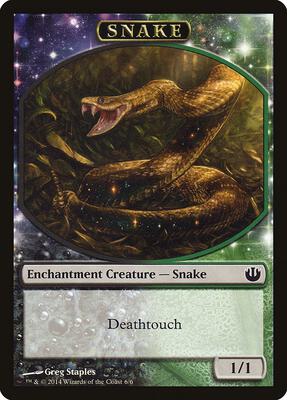 Snake Token card from Journey Into Nyx