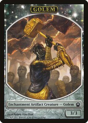 Golem Token card from Judge Promos