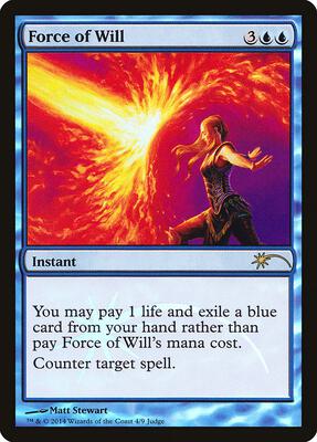 Force of Will card from Judge Promos
