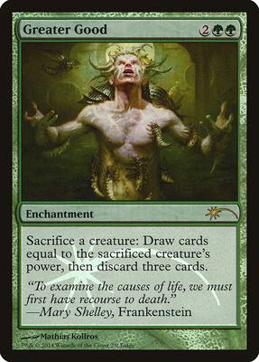 Greater Good card from Judge Promos