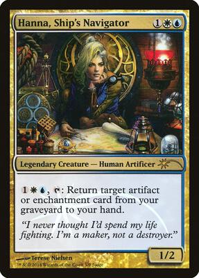 Hanna, Ship's Navigator card from Judge Promos
