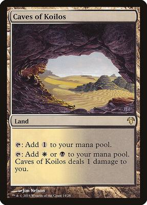 Caves of Koilos card from Magic Modern Event Deck