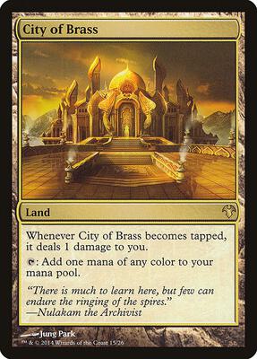 City of Brass card from Magic Modern Event Deck