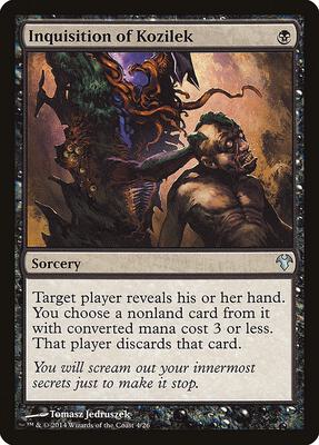 Inquisition of Kozilek card from Magic Modern Event Deck