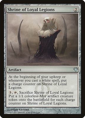 Shrine of Loyal Legions card from Magic Modern Event Deck