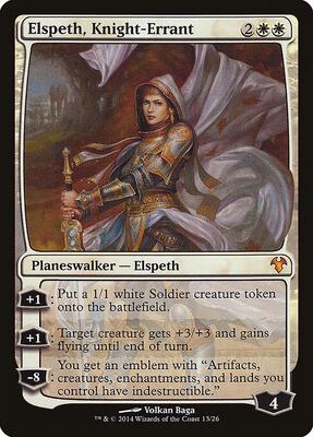 Elspeth, Knight-Errant card from Magic Modern Event Deck
