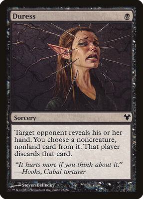 Duress card from Magic Modern Event Deck