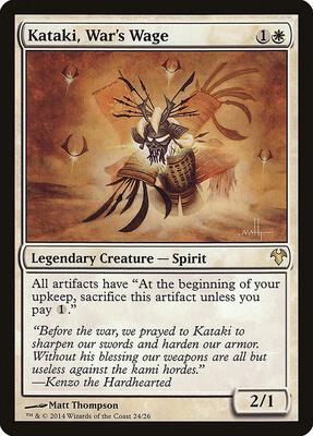 Kataki, War's Wage card from Magic Modern Event Deck