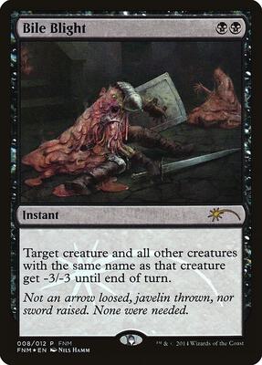 Bile Blight card from FNM Promos