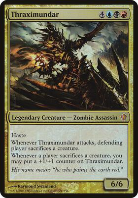 Thraximundar (Commander 2013) card from Oversize Cards