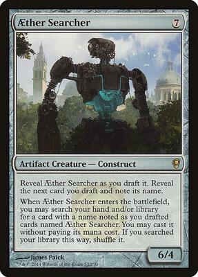 Aether Searcher card from Conspiracy