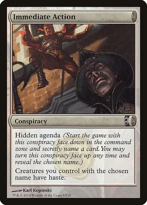 Immediate Action card from Conspiracy