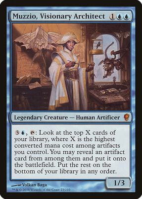 Muzzio, Visionary Architect card from Conspiracy
