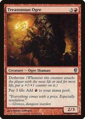 Treasonous Ogre card from Conspiracy