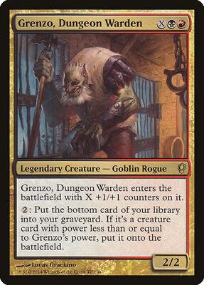 Grenzo, Dungeon Warden card from Conspiracy