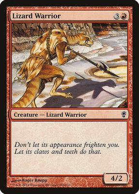 Lizard Warrior card from Conspiracy
