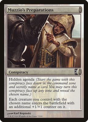 Muzzio's Preparations card from Conspiracy