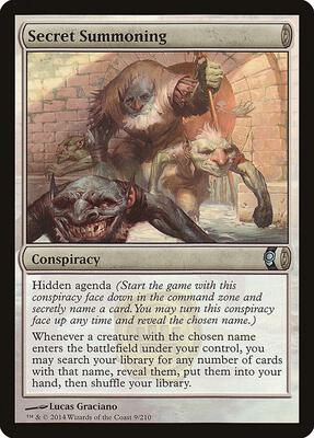 Secret Summoning card from Conspiracy
