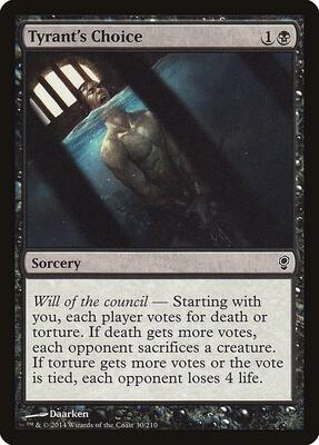 Tyrant's Choice card from Conspiracy