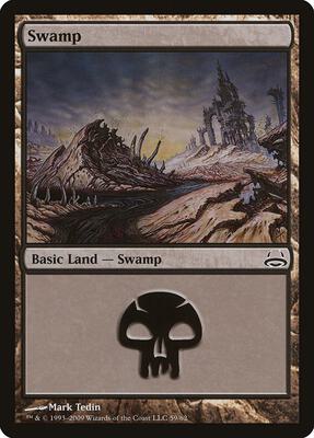 Swamp (59) card from Duel Decks: Divine vs. Demonic