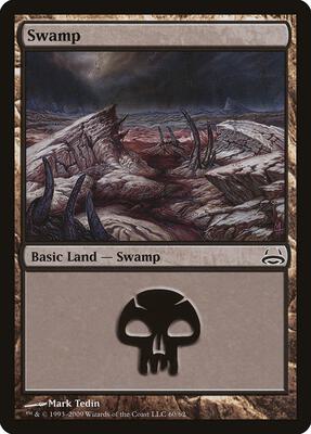 Swamp (60) card from Duel Decks: Divine vs. Demonic