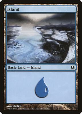 Island (78) card from Duel Decks: Elspeth vs. Tezzeret