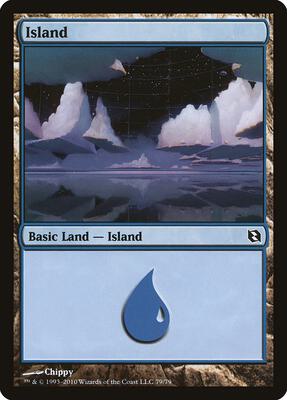 Island (79) card from Duel Decks: Elspeth vs. Tezzeret