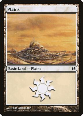 Plains (35) card from Duel Decks: Elspeth vs. Tezzeret