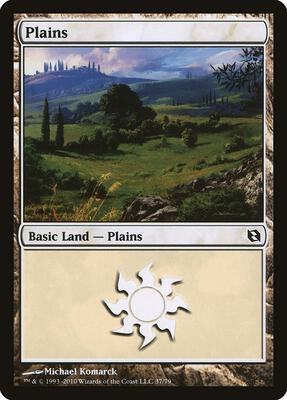 Plains (37) card from Duel Decks: Elspeth vs. Tezzeret