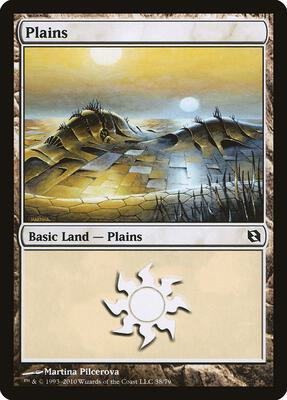 Plains (38) card from Duel Decks: Elspeth vs. Tezzeret