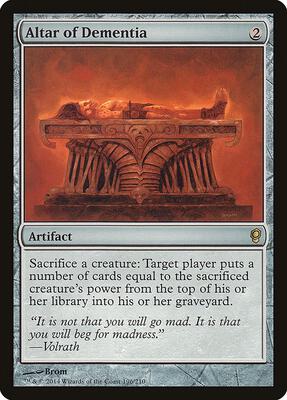 Altar of Dementia card from Conspiracy