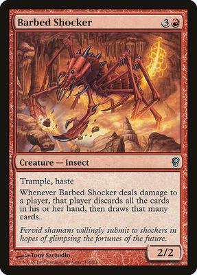 Barbed Shocker card from Conspiracy
