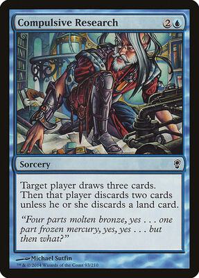 Compulsive Research card from Conspiracy