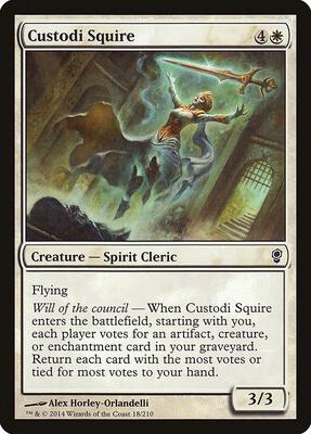 Custodi Squire card from Conspiracy