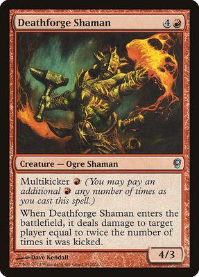 Deathforge Shaman card from Conspiracy