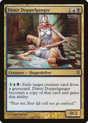 Dimir Doppelganger card from Conspiracy
