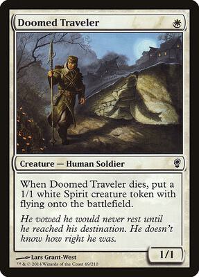 Doomed Traveler card from Conspiracy
