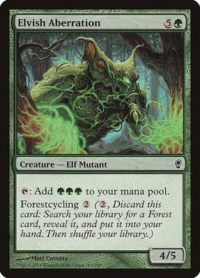 Elvish Aberration card from Conspiracy