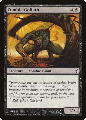 Zombie Goliath card from Conspiracy