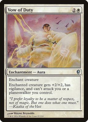 Vow of Duty card from Conspiracy