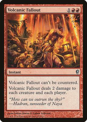 Volcanic Fallout card from Conspiracy