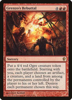 Grenzo's Rebuttal card from Conspiracy