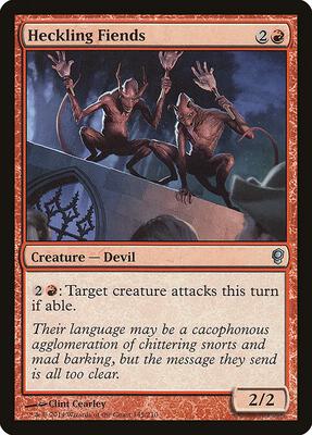 Heckling Fiends card from Conspiracy