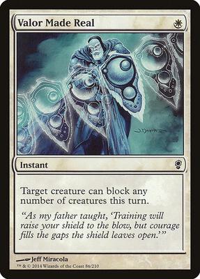Valor Made Real card from Conspiracy