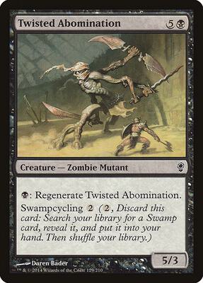 Twisted Abomination card from Conspiracy