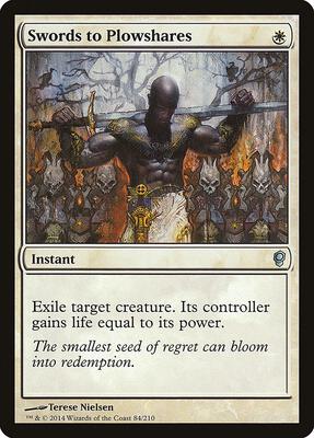 Swords to Plowshares card from Conspiracy