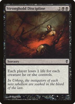 Stronghold Discipline card from Conspiracy