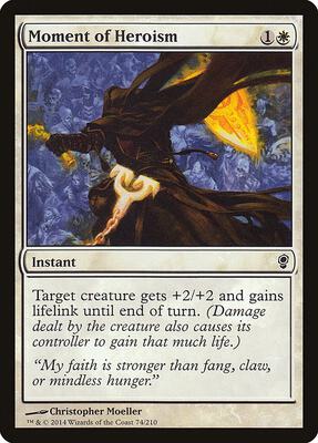 Moment of Heroism card from Conspiracy
