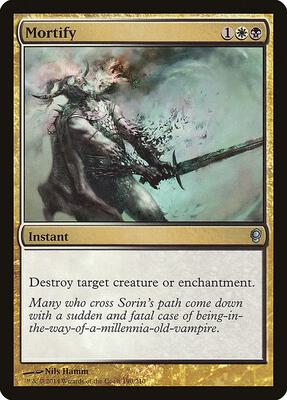 Mortify card from Conspiracy