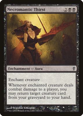Necromantic Thirst card from Conspiracy